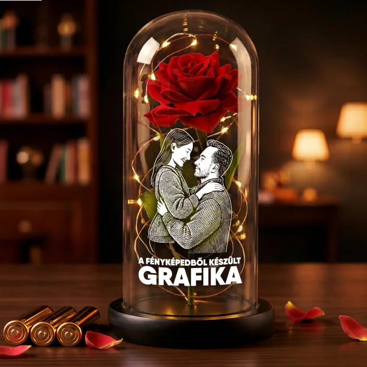 A fényképedből készült grafika - Örök rózsa A fényképedből készült grafika - Örök rózsa