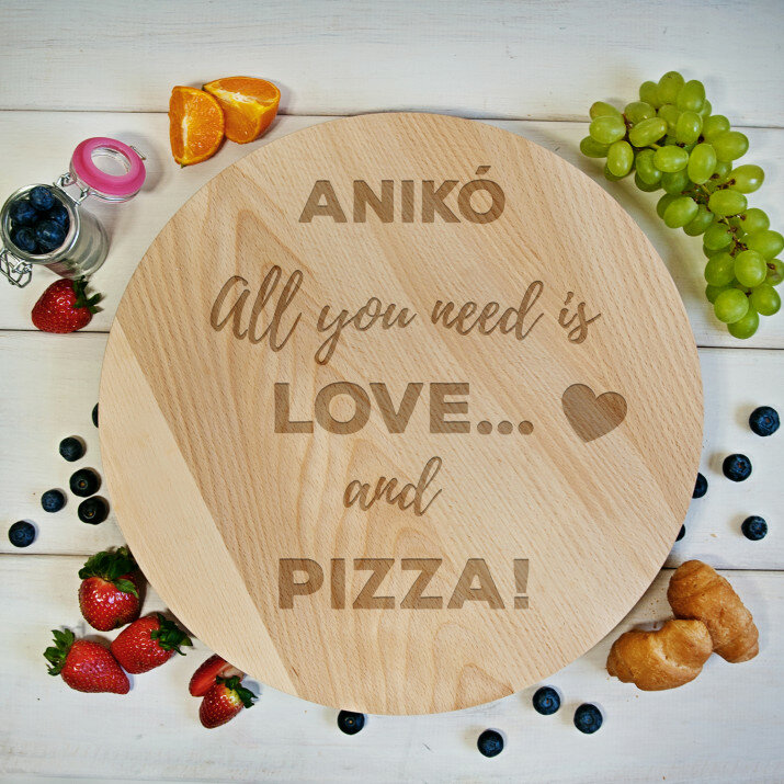 All you need is love - Forgatható tálaló deszka