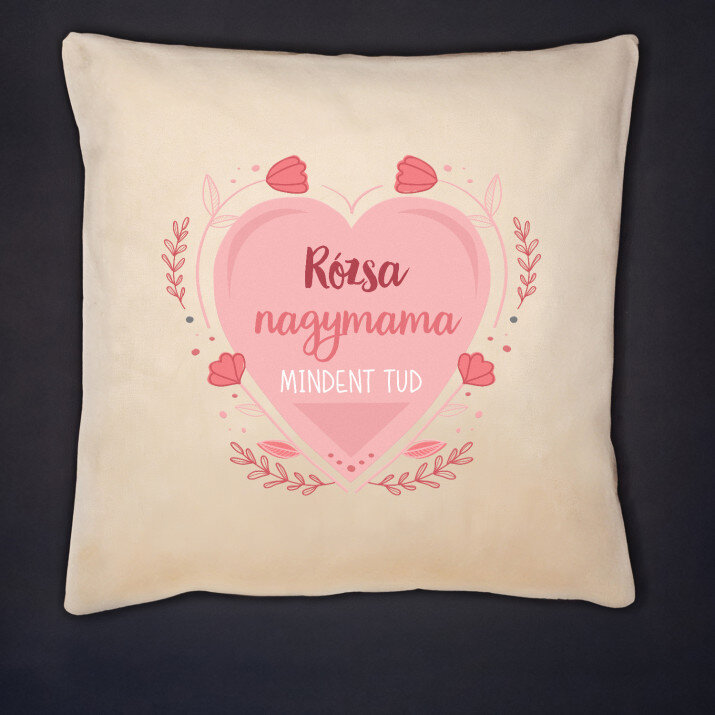 Nagymama mindent tud - Díszpárna