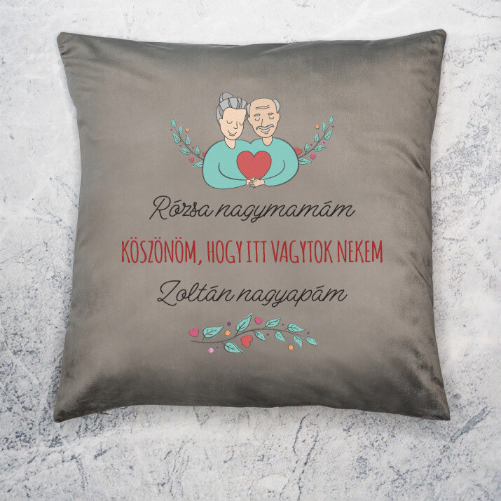 Köszönöm, hogy itt vagytok - Díszpárna