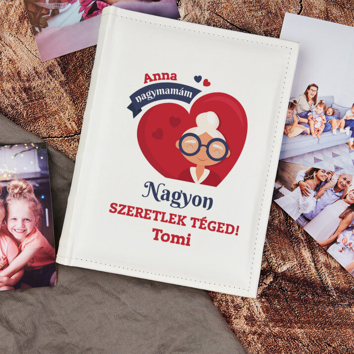 Nagymamám, szeretlek - Személyre szabott fotóalbum Nagymamám, szeretlek - Személyre szabott fotóalbum