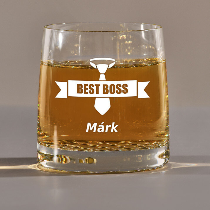 Best boss - Whiskys pohár