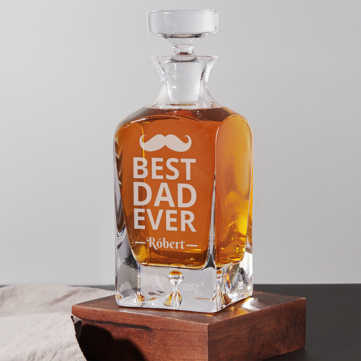Best dad - Gravírozott whisky kancsó