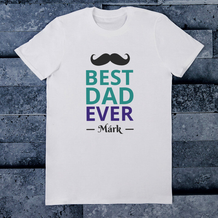 Best dad - Férfi póló nyomtatott mintával