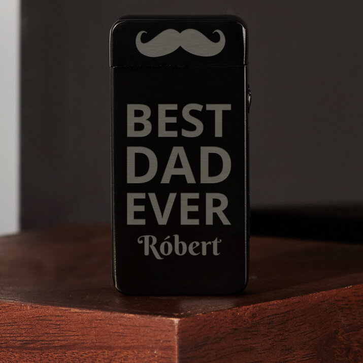 Best dad - Fekete plazma öngyújtó