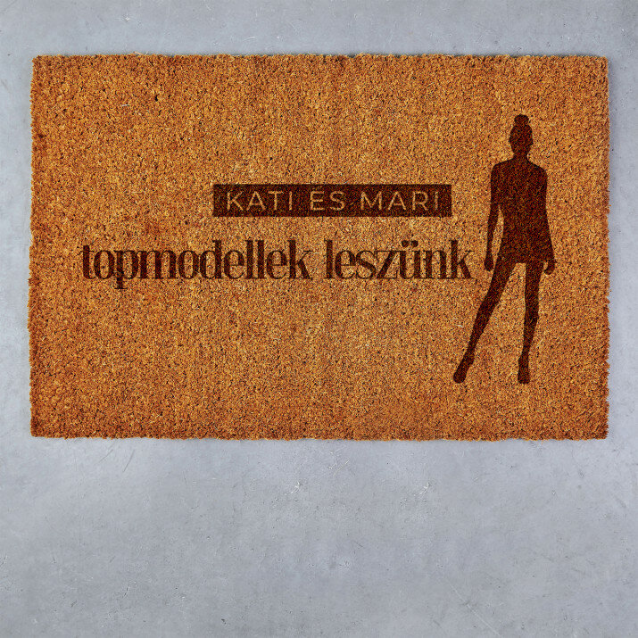Topmodellek leszünk - Kókusz lábtörlő