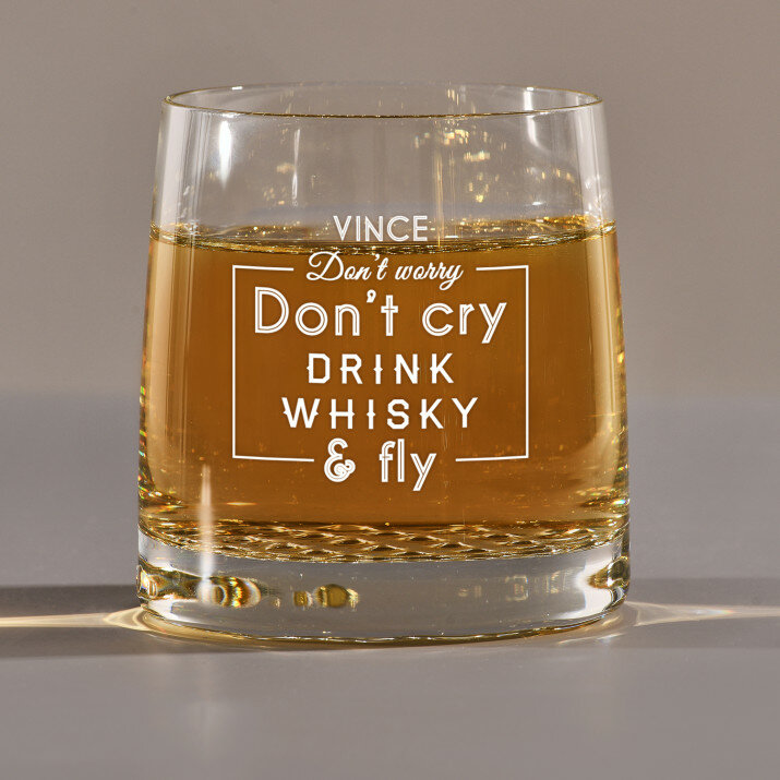 Don`t cry - Whiskys pohár