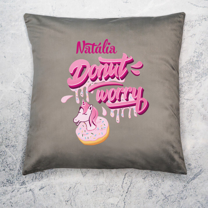 Donut worry - Díszpárna