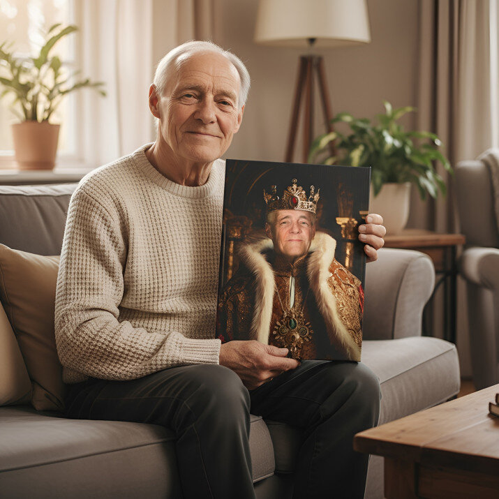 Nagypapa a király - Királyi portré Nagypapa a király - Királyi portré