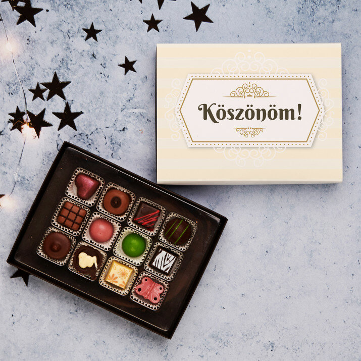 Köszönöm - Belga csokoládé pralinék
