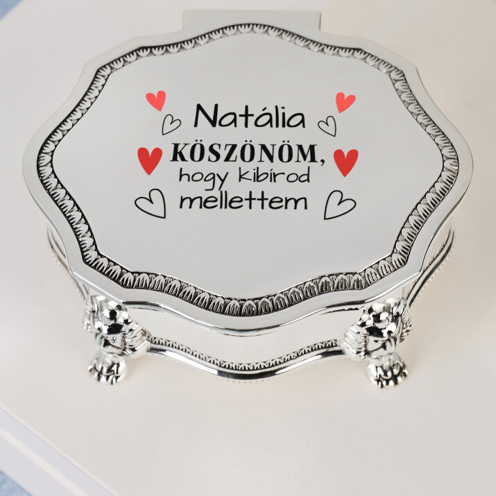  Köszönöm, hogy kibírod - Ezüstözött ékszertató