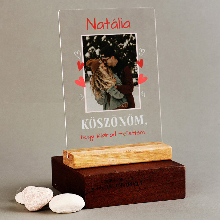 Köszönöm, hogy kibírod - Nyomtatás akrilüvegen