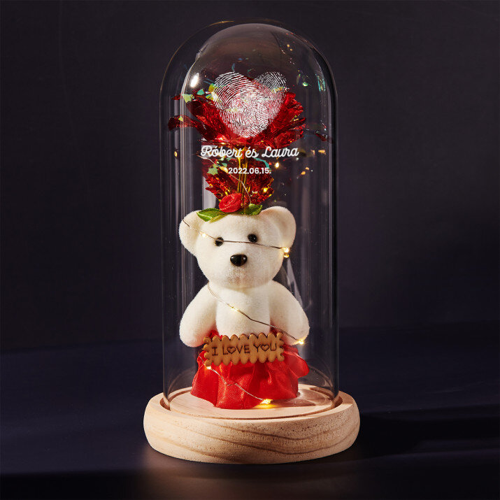 Fingerprints - Üvegkupolába zárt örök rózsa