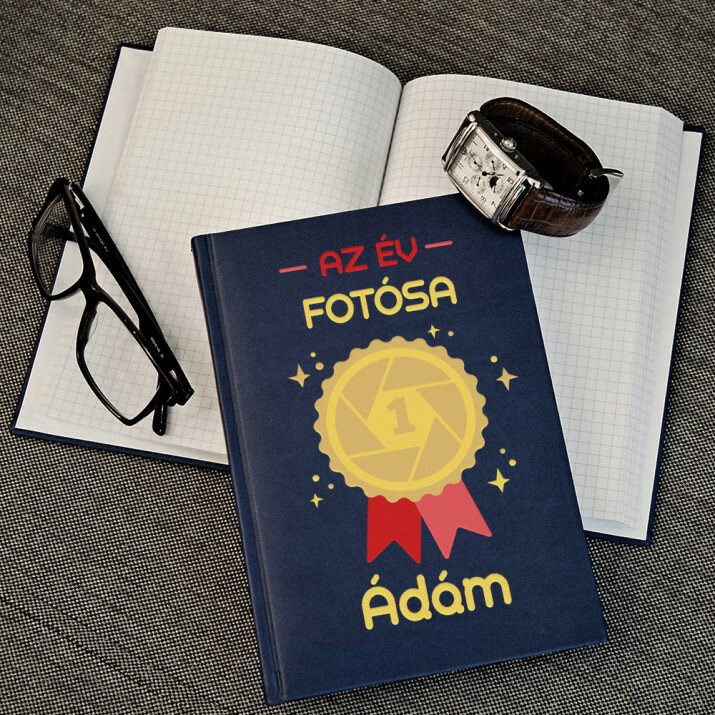 Az év fotósa - A5-ös jegyzetfüzet nyomtatással