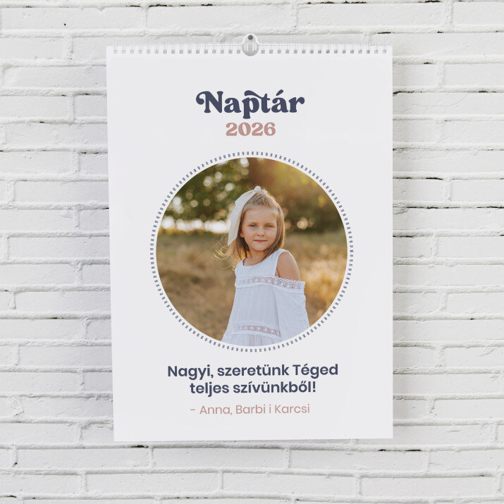 Fotónaptár rajzokkal- Falinaptár