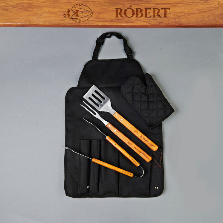 Gentleman - Grill sütő szett köténnyel