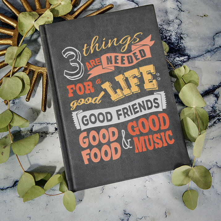 Good life - A5-ös jegyzetfüzet nyomtatással