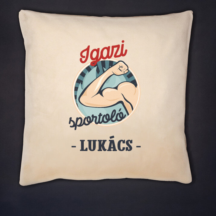 Igazi sportoló - Díszpárna