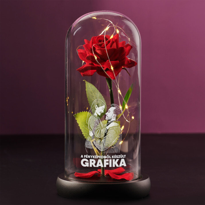 A fényképedből készült grafika - Örök rózsa