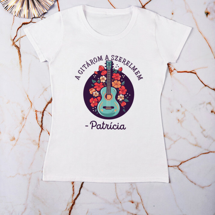 A gitárom a szerelmem - Női póló