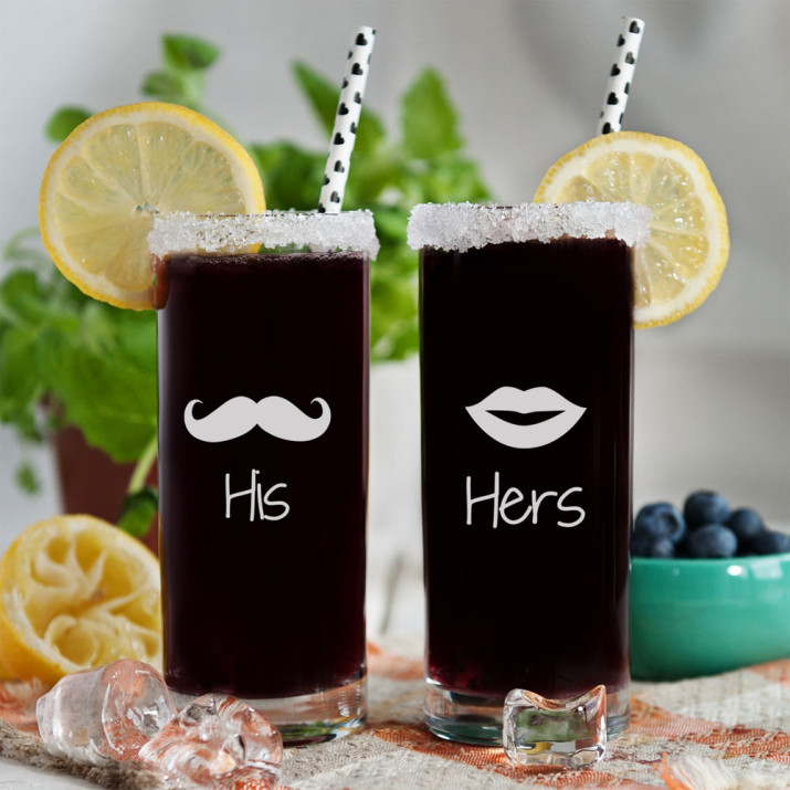 His&Hers - Két hosszú pohár készlete