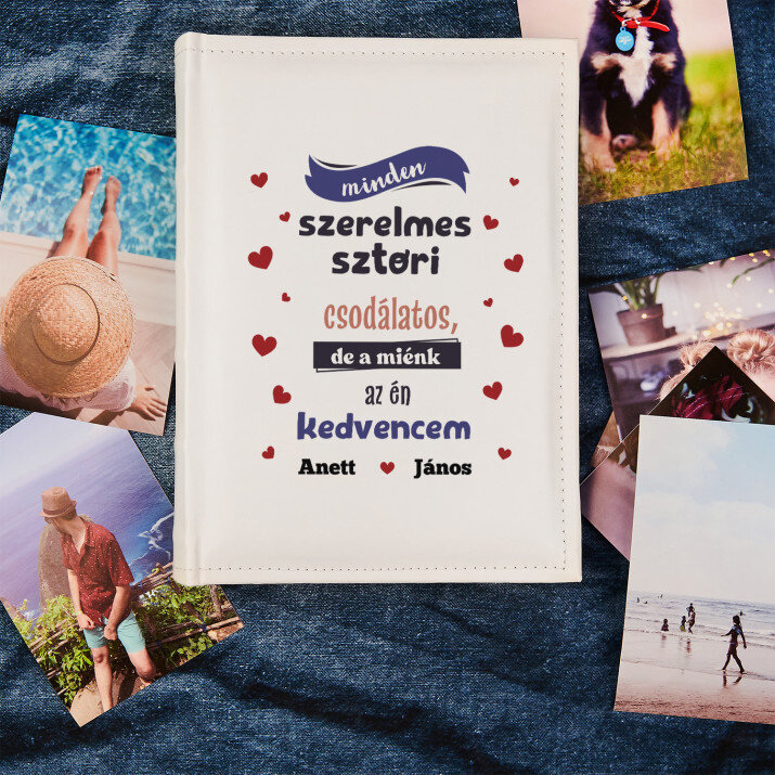 Szerelmes sztori - Személyre szabott fotóalbum