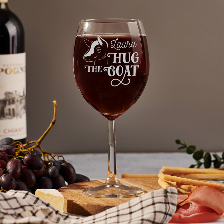 Hug the goat - Borospohár