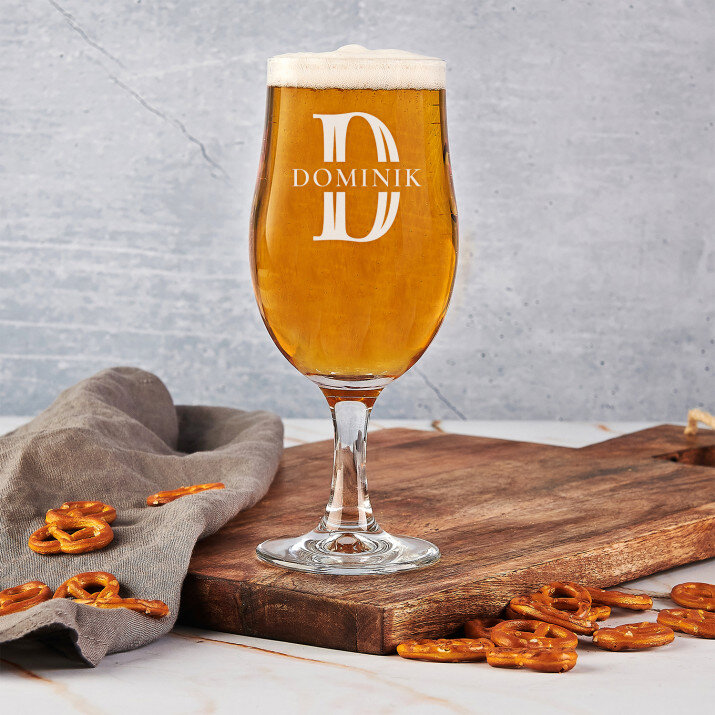 Monogram keresztnév - Söröskehely