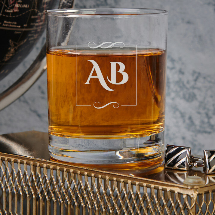 Monogramok - Whiskys pohár