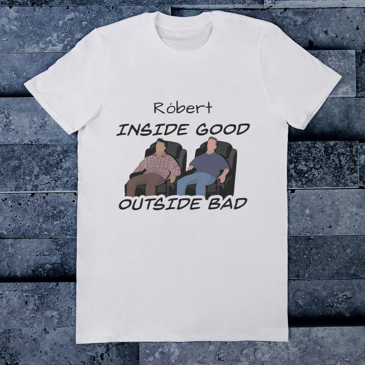 Inside good - Férfi póló nyomtatott mintával