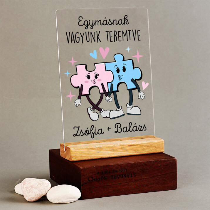 Egymásnak teremtve - Nyomtatás akrilüvegen