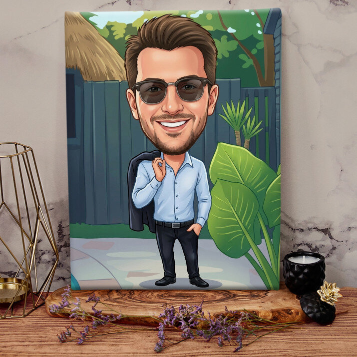 Karikatúra - Vászonkép