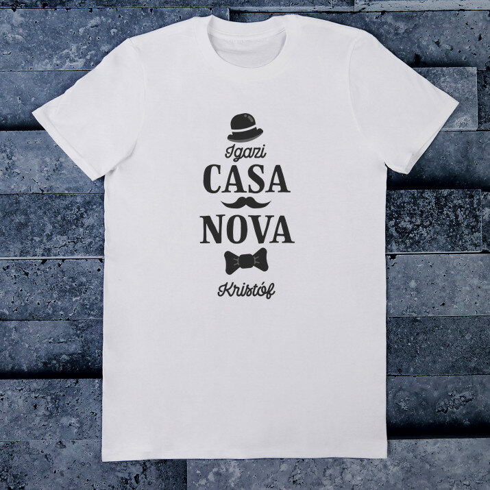 Casanova - Férfi póló nyomtatott mintával
