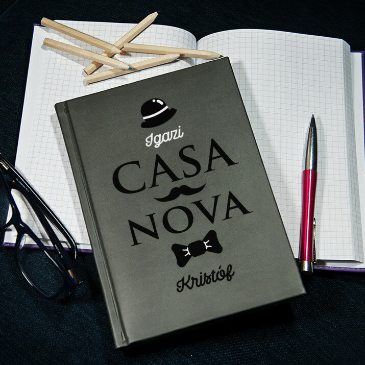 Casanova - A5-ös jegyzetfüzet nyomtatással
