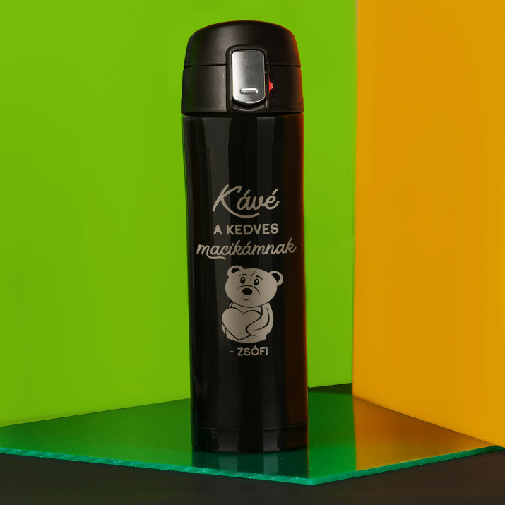 Kávé a kedves macikámnak - Termikus bogre 440 ml