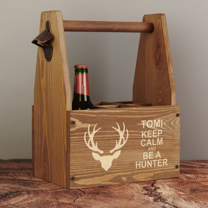 Keep calm and be a hunter - Sörtartó sörnyitóval