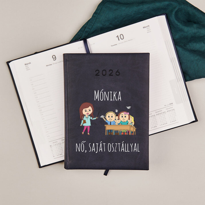 nő, saját osztállyal - Határidőnapló