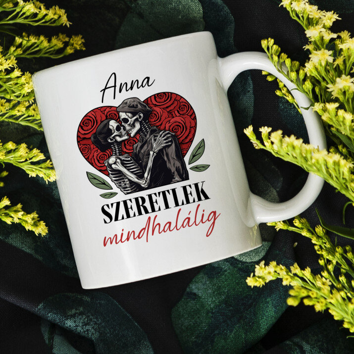 szeretlek mindhalálig - Személyre szabott bögre