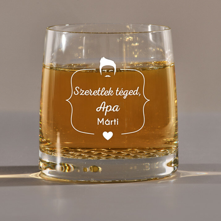 Szeretem apámat - Whiskys pohár