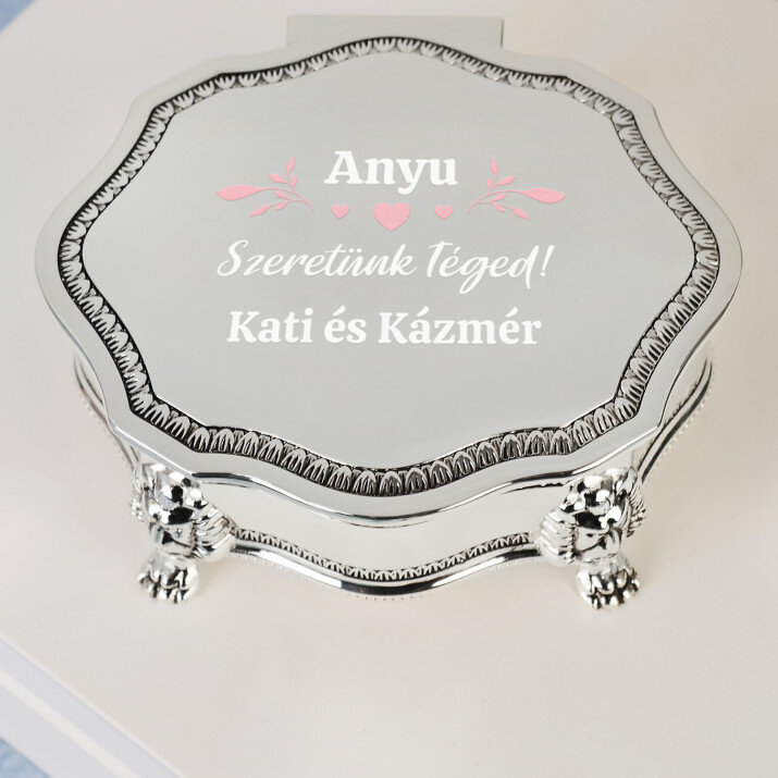Szeretünk téged - Ezüstözött ékszertató