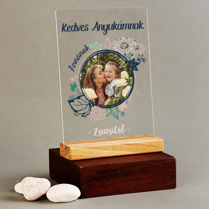 Kedves anyukámnak - Nyomtatás akrilüvegen