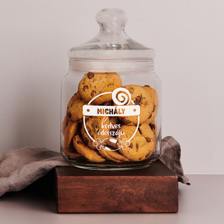 Kedves édesszájú - Sütemény üveg edény