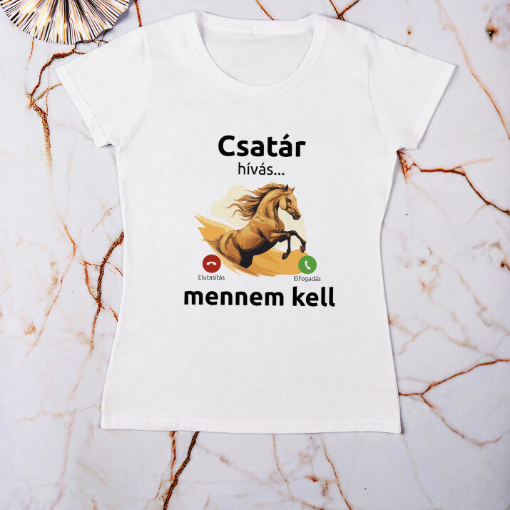 Hív a lovam - Női póló