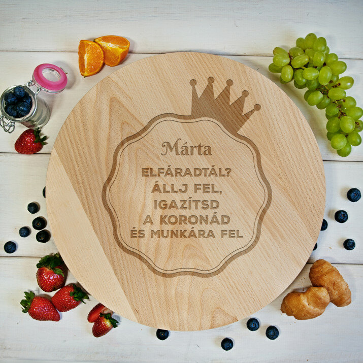 Koronád - Forgatható tálaló deszka