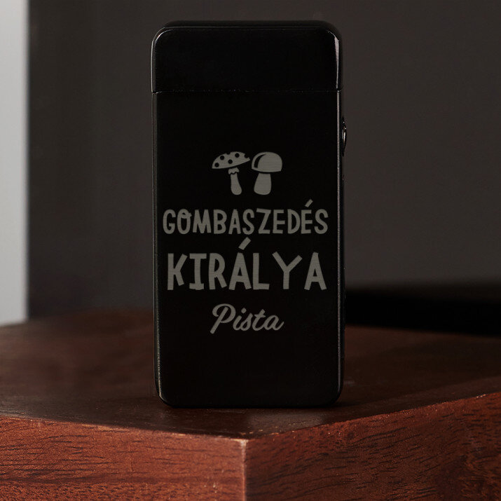 Gombaszedés királya - Fekete plazma öngyújtó