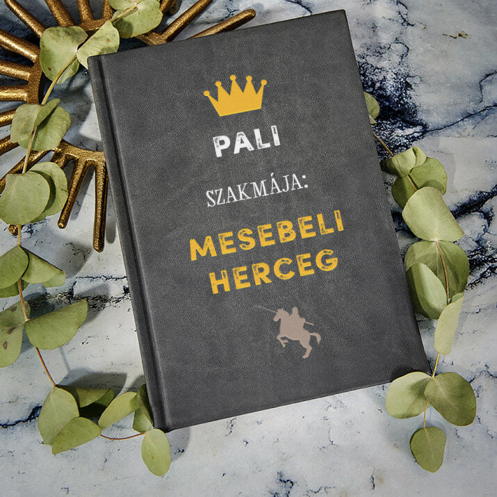 Mesebeli herceg - A5-ös jegyzetfüzet nyomtatással