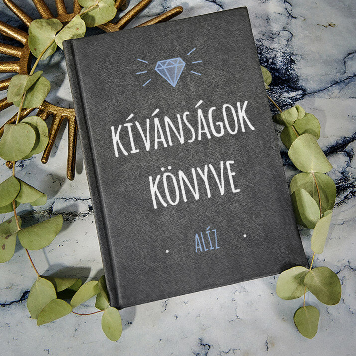 Kivánságok könyve - A5-ös jegyzetfüzet nyomtatással