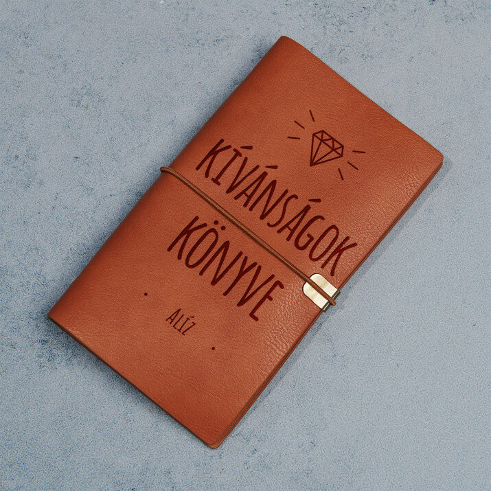 Kivánságok könyve - Retró jegyzetfüzet