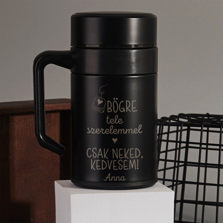 Bögre, tele szerelemmel - Termobögre füllel 400 ml