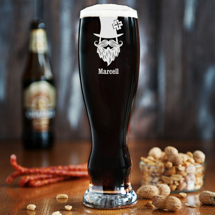 Leprechaun - Gravírozott söröspohár